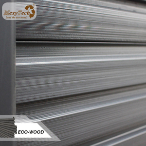 Vista de pared de listón 丨 paneles de valla WPC 丨 Gray oscuro